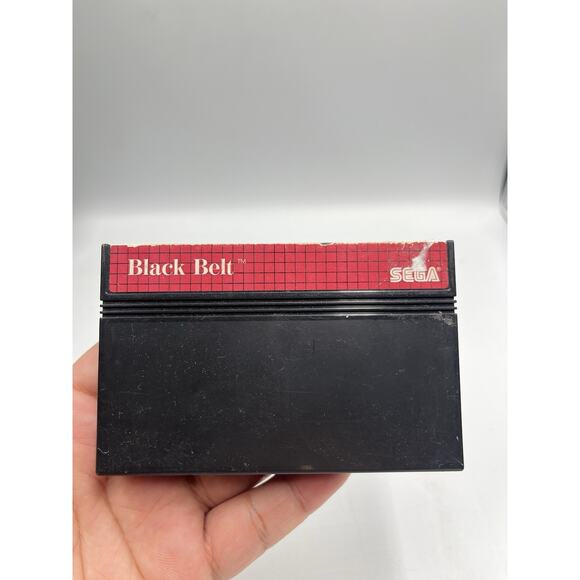 Black Belt (Sega Master System SMS 1986) Authentic Cartridge Only Tested & Works - Picture 1 of 6